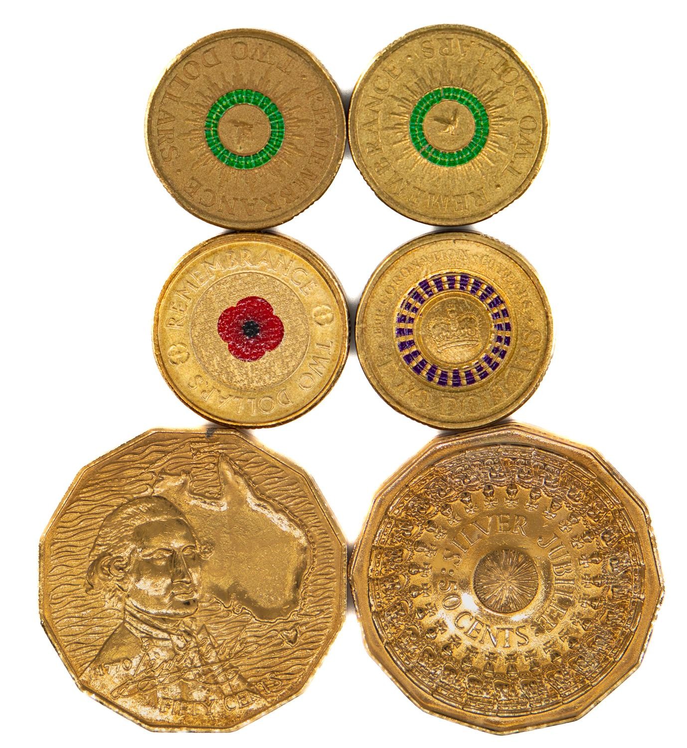 Fifty Cents - Two Dollars, 1970 - 2014, EF - Proof