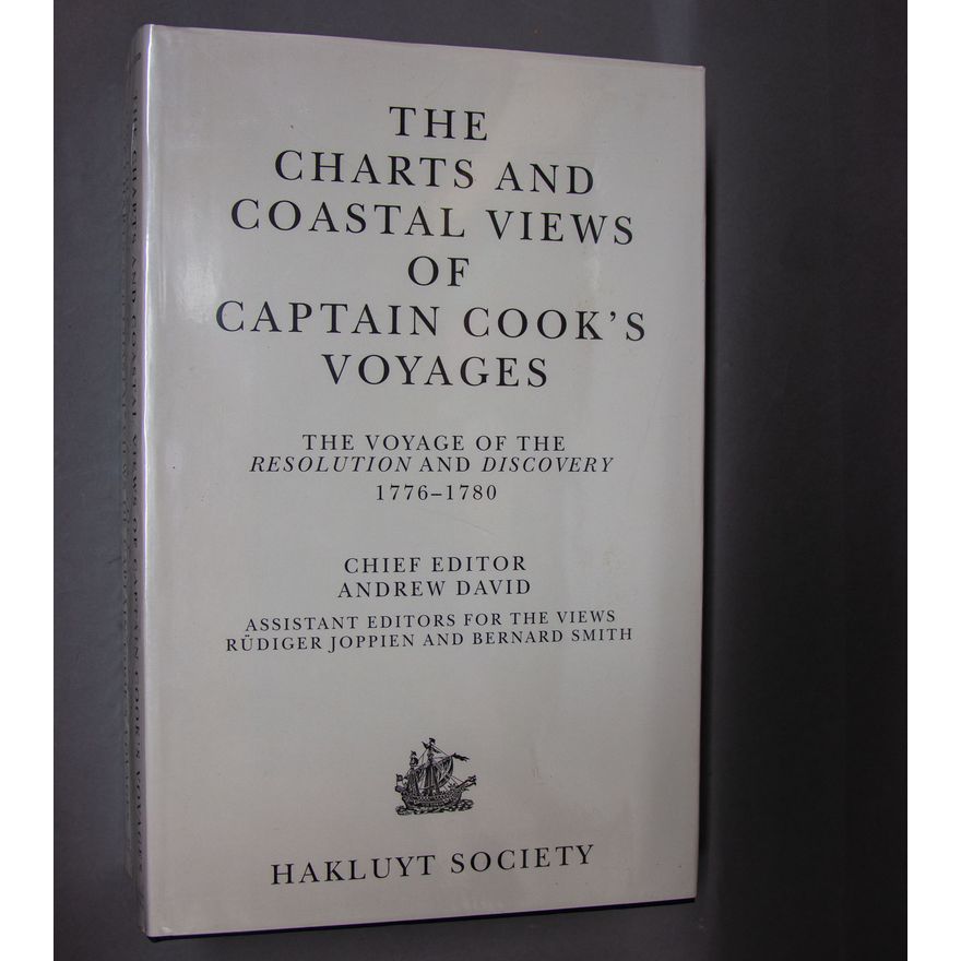 DAVID, ANDREW [3 volumes] - The Charts and Coastal Views of Captain Cook’s Voyages.