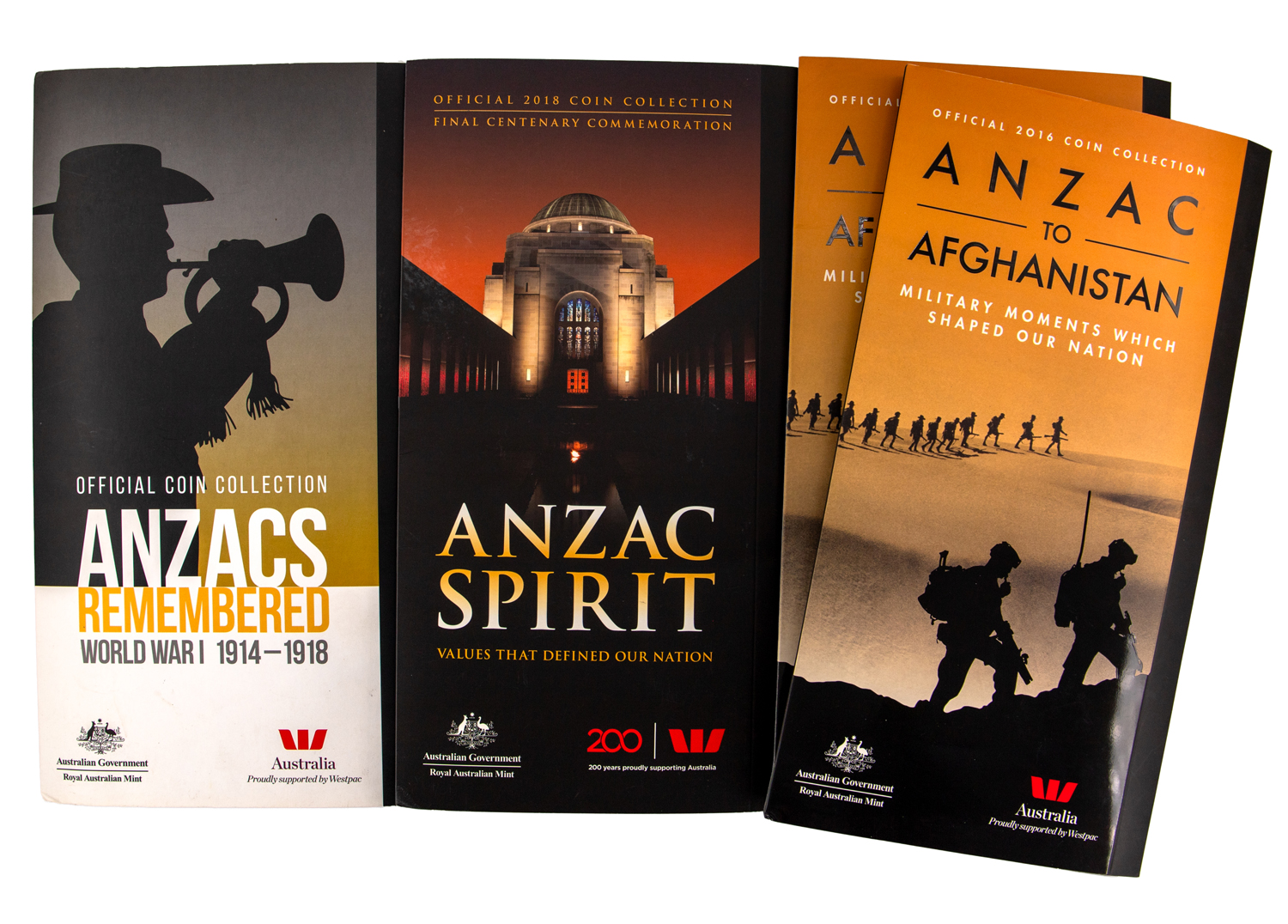 Elizabeth II, ANZAC Commemorative, Accumulation, 2015 - 2018, UNC