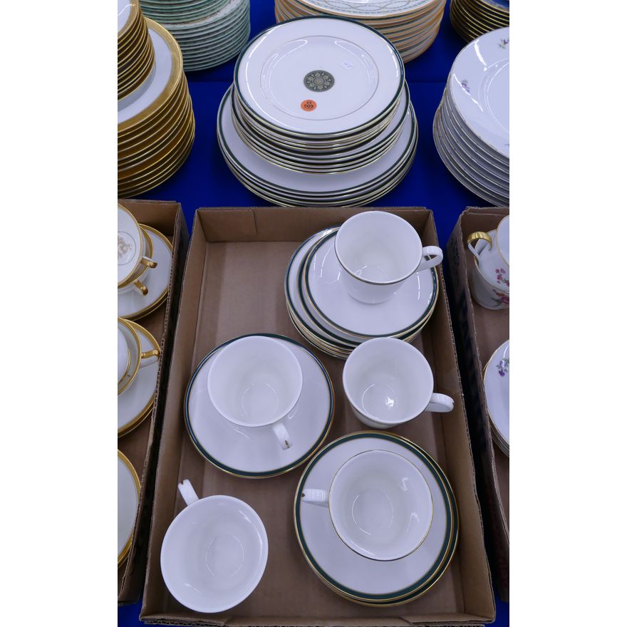 28pc Royal Doulton 'Oxford Green' Dinnerware