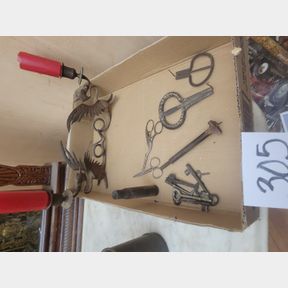 Brass Dragon Candle Holders and Other Small Collectables
