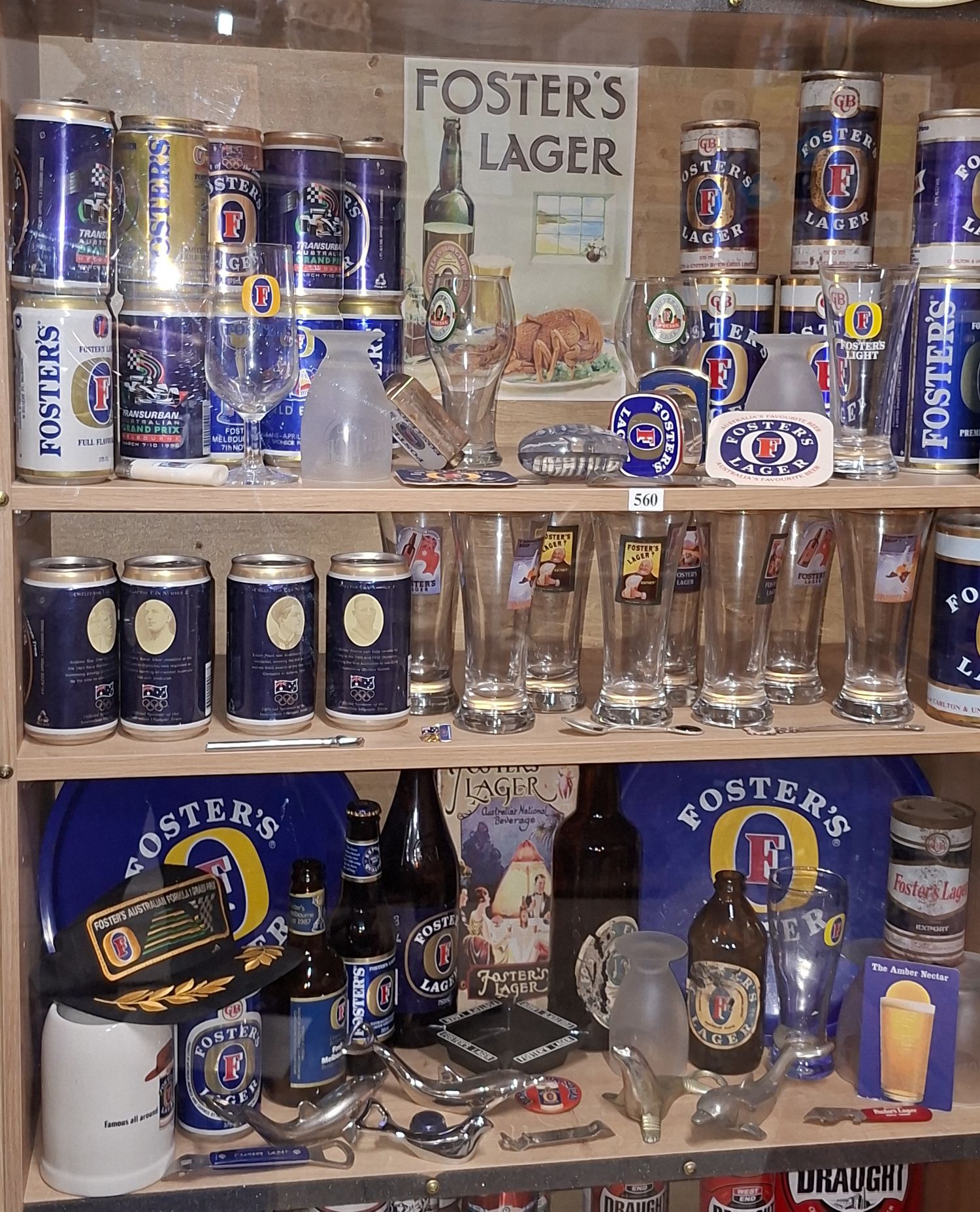 GOOD LOT OF FOSTERS COLLECTABLES