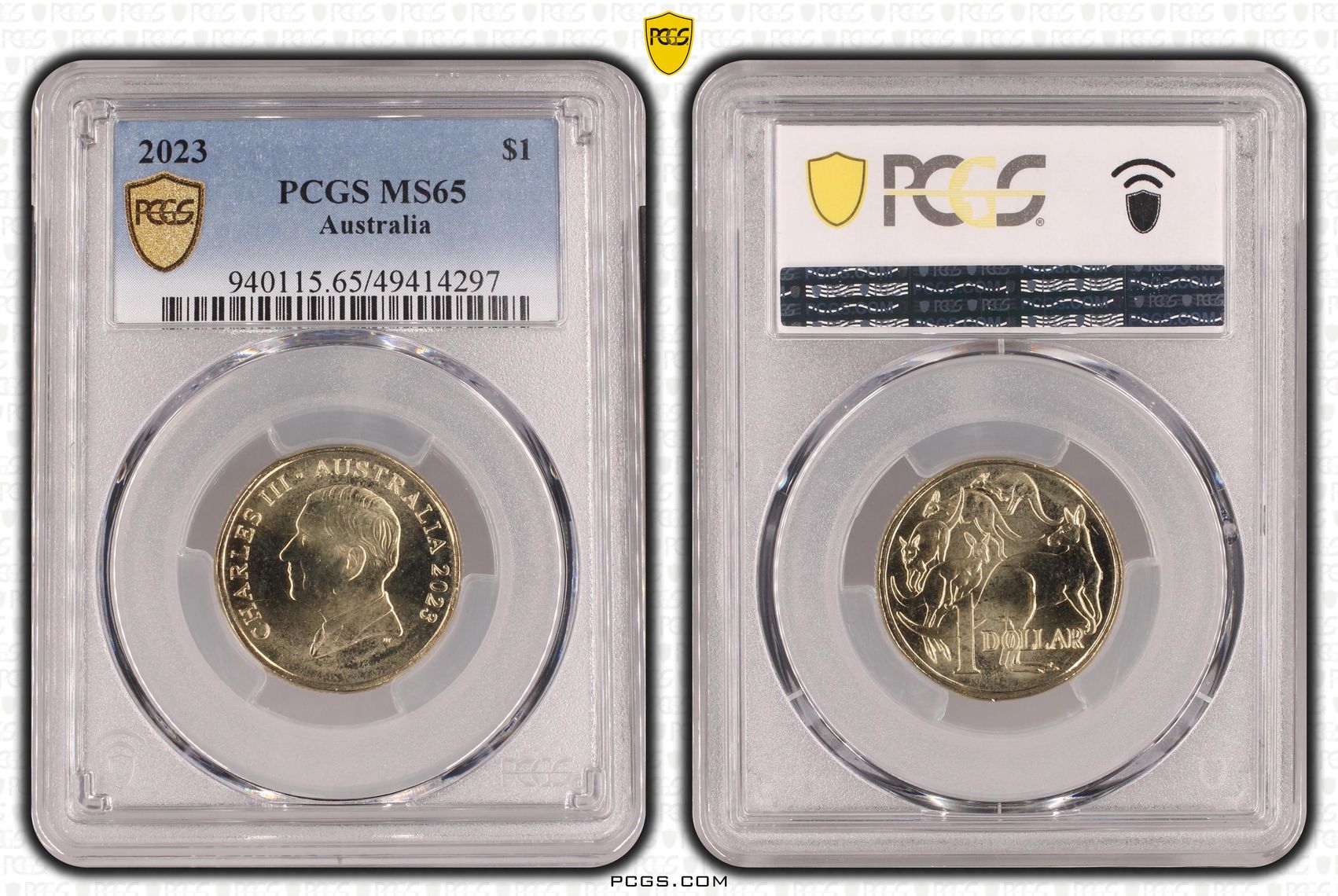 One Dollar, 2023, PCGS MS65