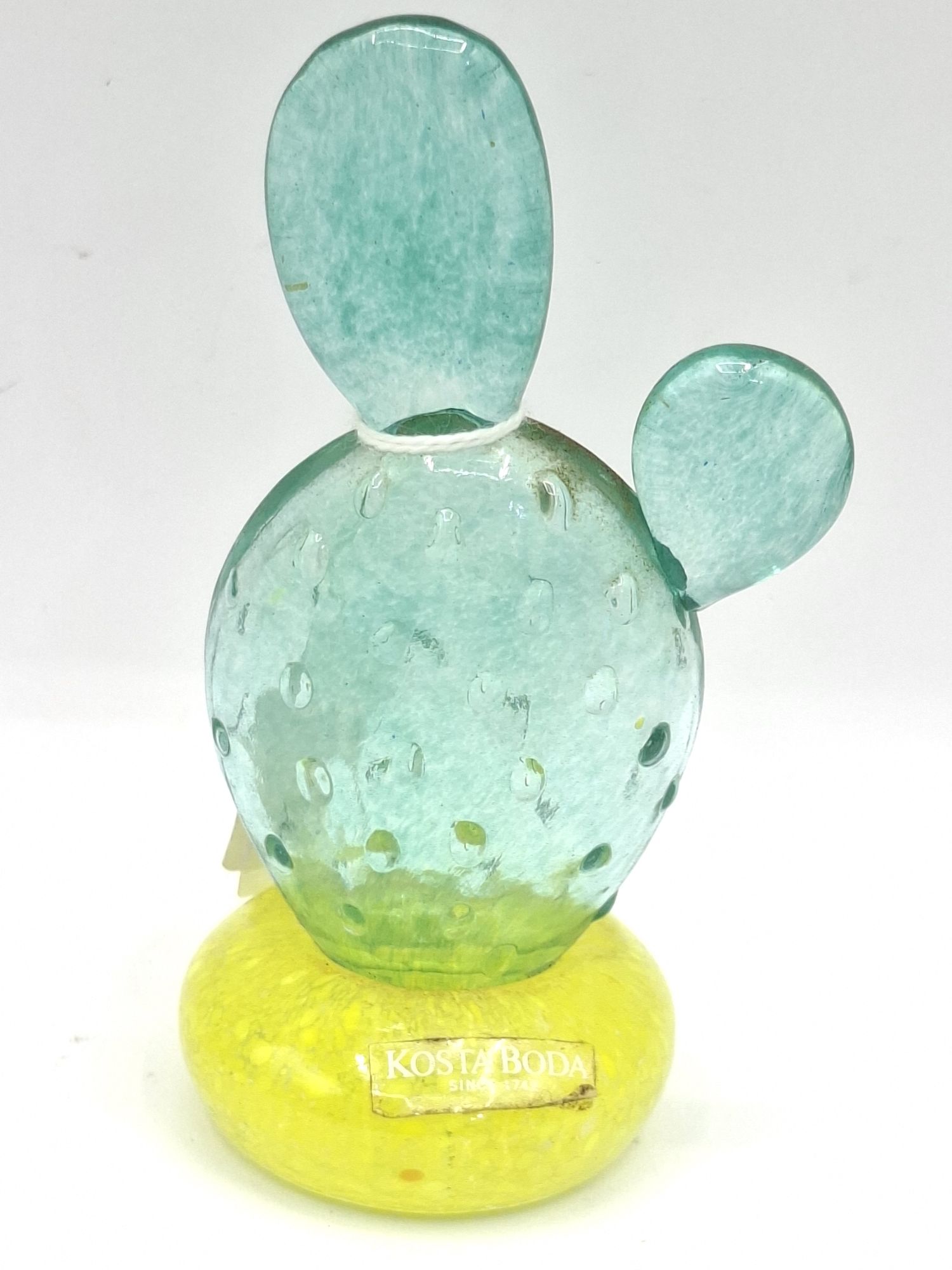 Kosta Boda Art Glass Cactus Ornament