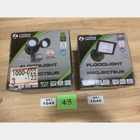 LITHONIA LIGHTING FLOOD LIGHT 26 WATT & LITHONIA LIGHTING FLOODLIGHT 25W