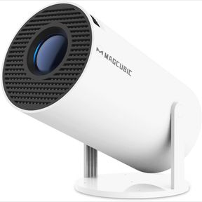 MAGCUBIC AUTO KEYSTONE MINI PORTABLE PROJECTOR 4K/260 ANSI SMART PROJECTOR WITH WIFI 6 BT 5.0 SCREEN ADJUSTMENT 180 DEGREE ROTA