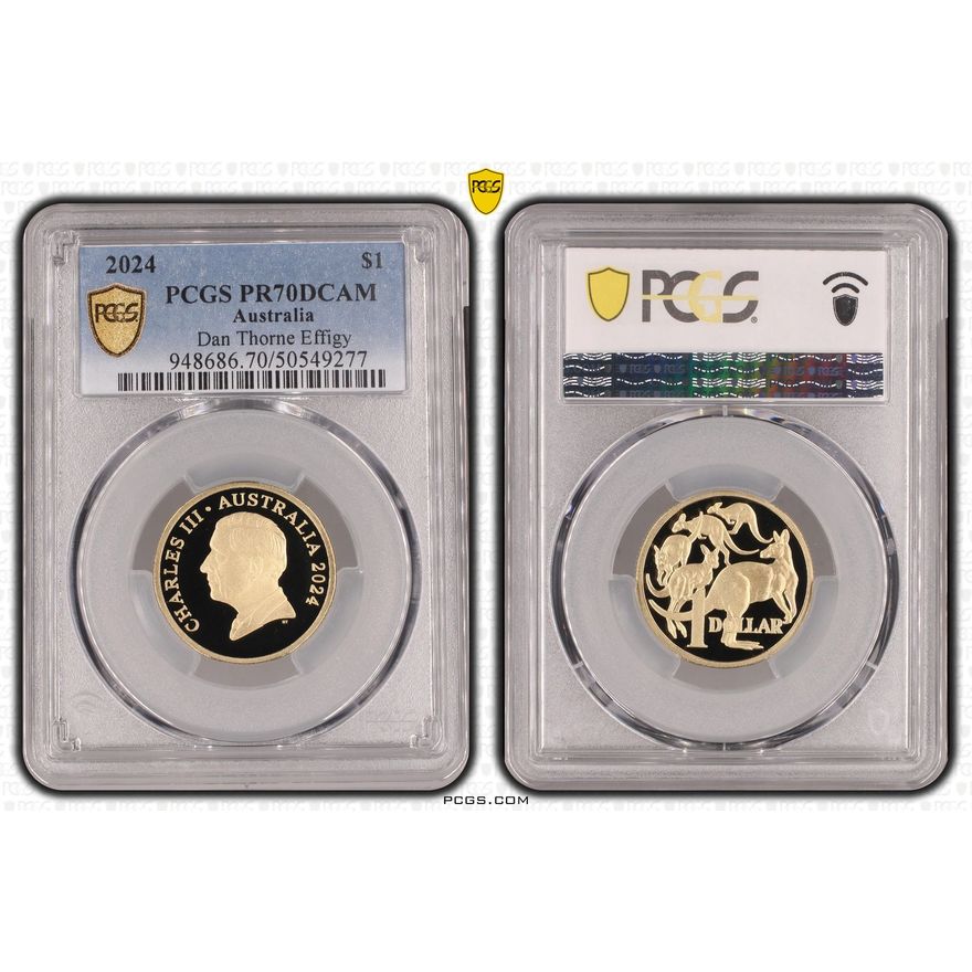 Dan Thorne Effigy, One Dollar, 2024, PCGS PR70DCAM