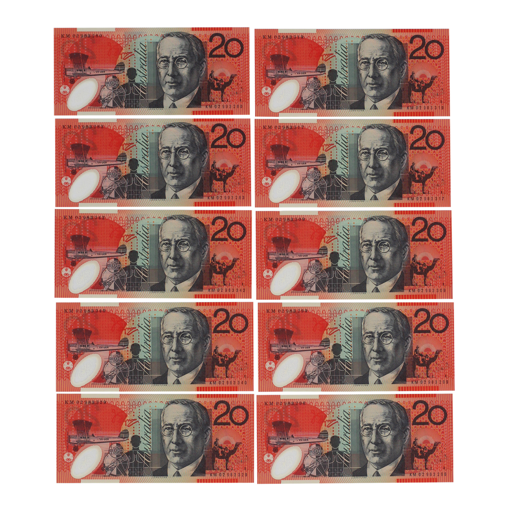 2319. · MacFarlane/Henry, Twenty Dollars,  2002, UNC