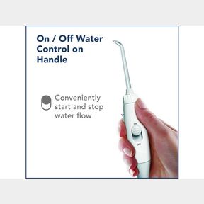 WATERPIK AQUARIUS WATER FLOSSER PROFESSIONAL FOR TEETH, GUMS, BRACES, DENTAL CARE, ELECTRIC POWER WITH 10 SETTINGS, 7 TIPS FOR MUL