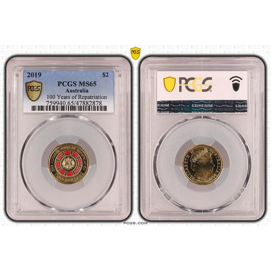 100 Years of Repatriation, Two Dollar, 2019, PCGS MS 65