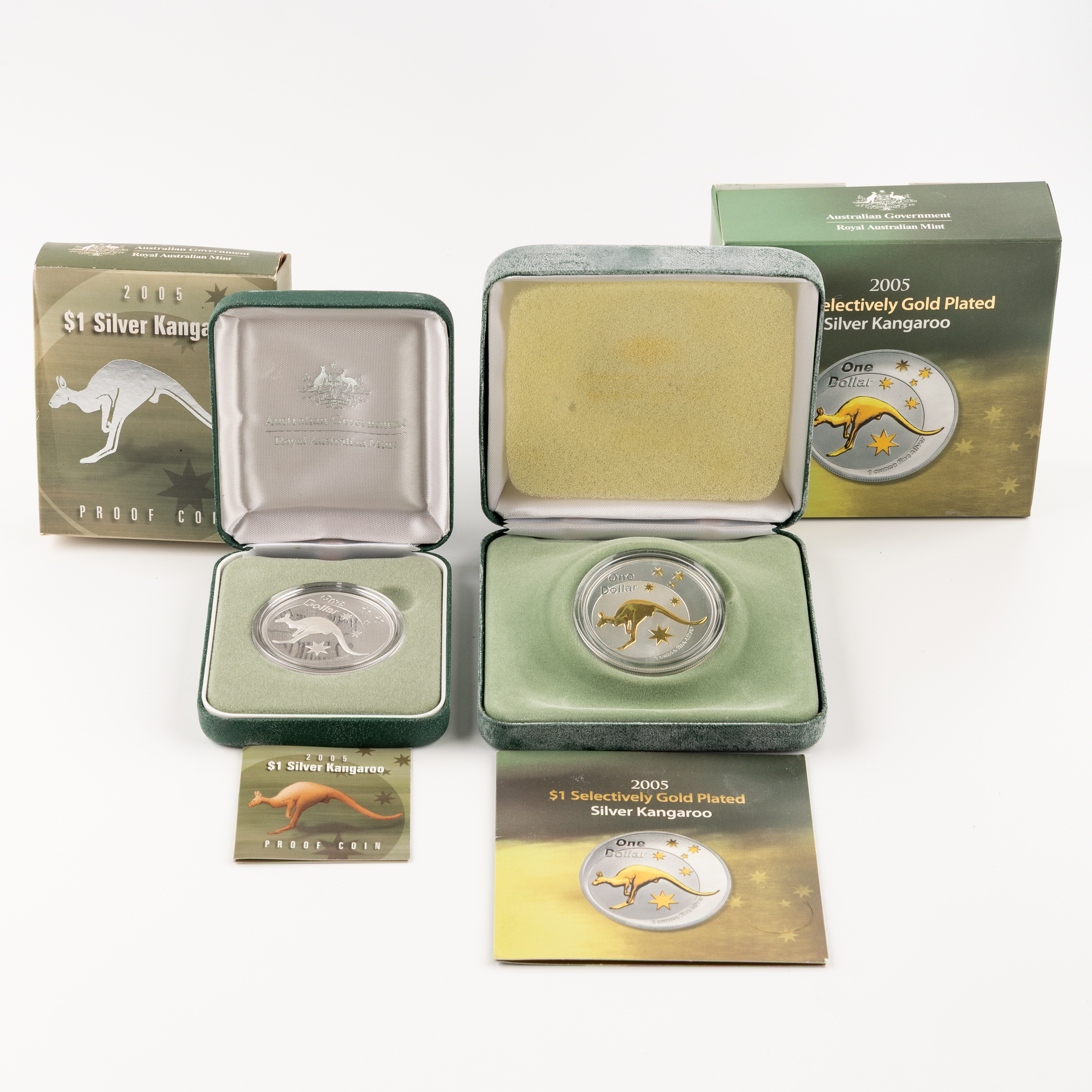 Elizabeth II, RAM - Silver Kangaroo, One Dollar, 2005, FDC
