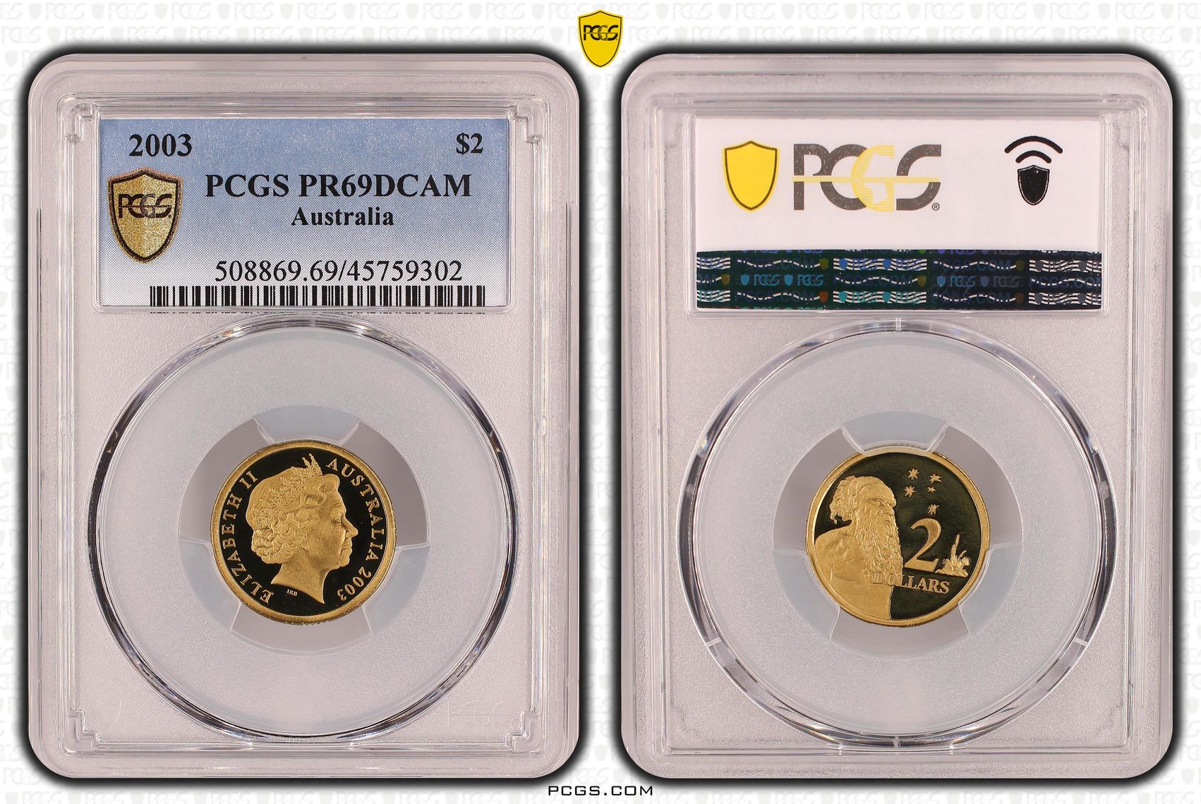 Two Dollar, 2003, PCGS PR69DCAM