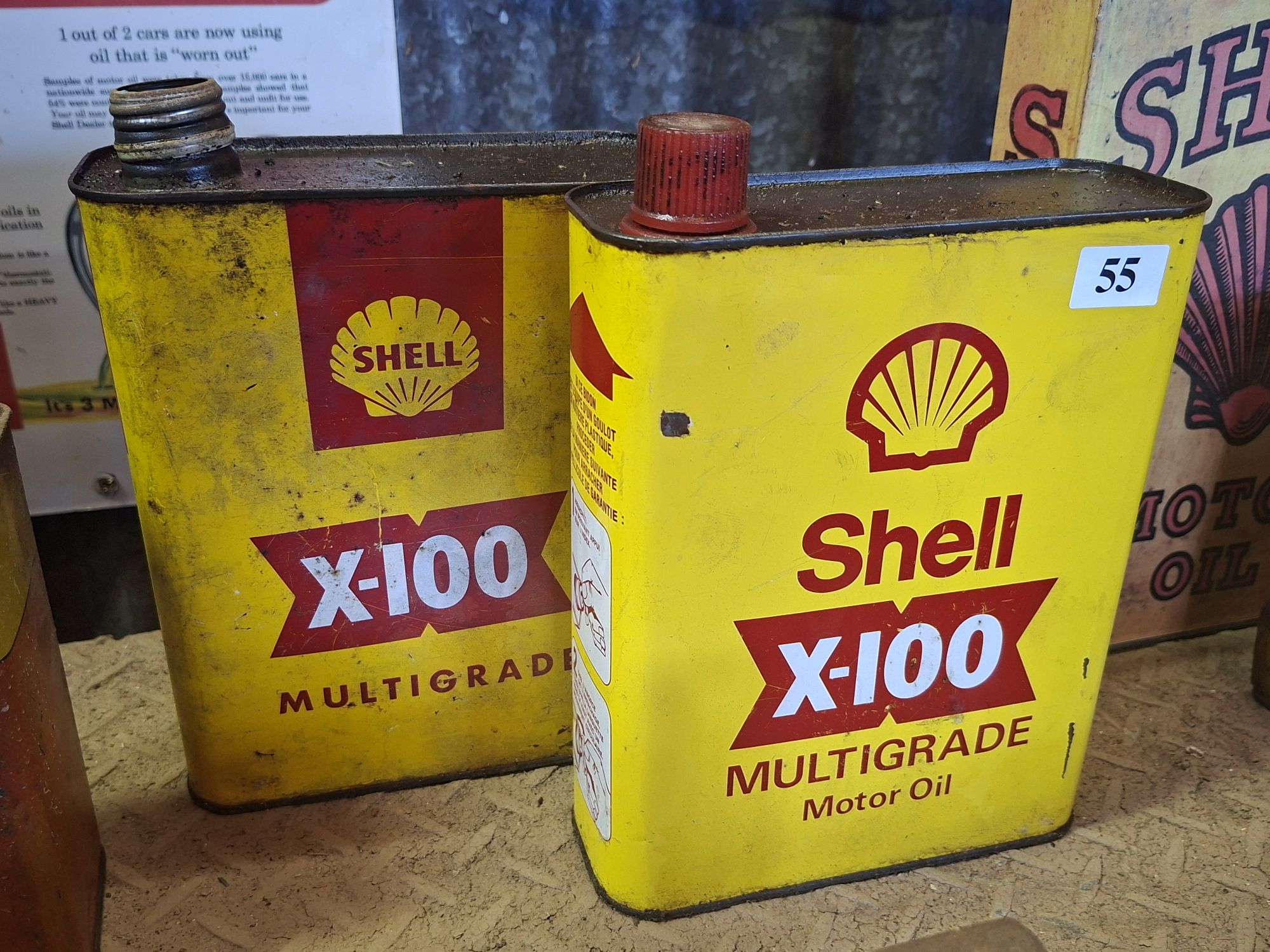 Shell Oil Tins
