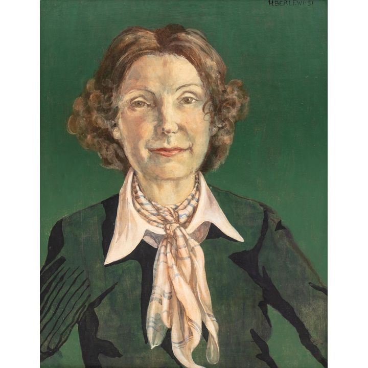 Henryk Berlewi | Portret kobiety, 1951 r.