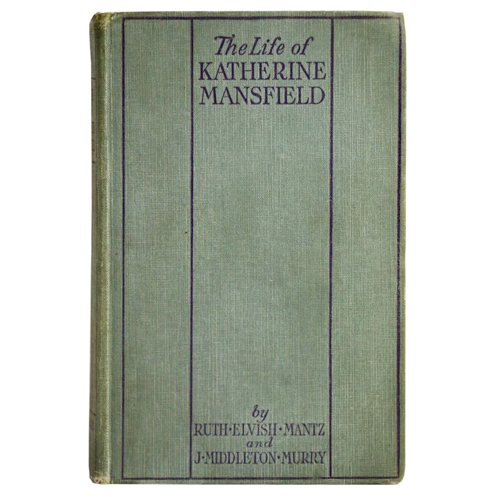 MANTZ, RUTH ELVISH & MURRY, J. MIDDLETON [association copy], The Life of Katherine Mansfield.