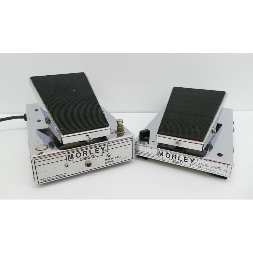 2pc Vintage Morley Foot Pedals, 1970's