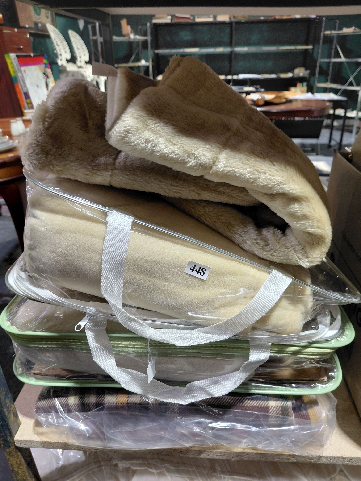 448 · GROUP OF BLANKETS