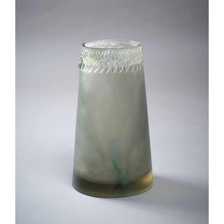 Layla Walter 'Woven Rimmed Vase'