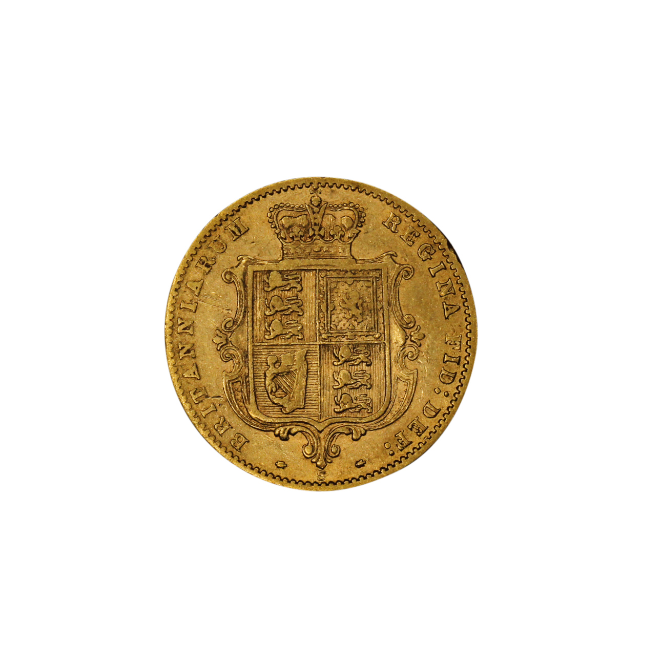 1173. · Victoria, Half Sovereign, 1872-S, Fine
