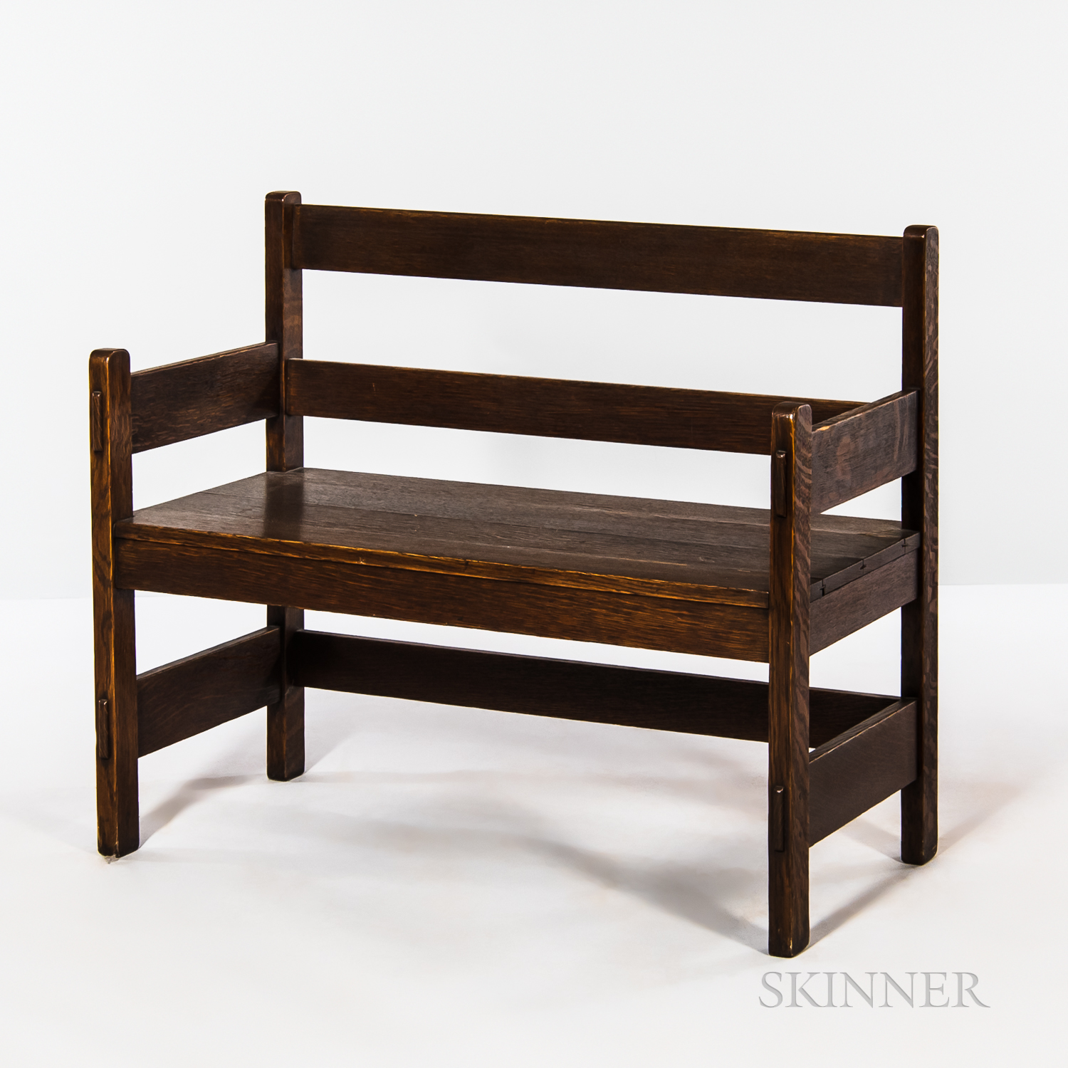 Stickley Brothers Quaint Furniture Model 3574 Hall Bench Barnebys