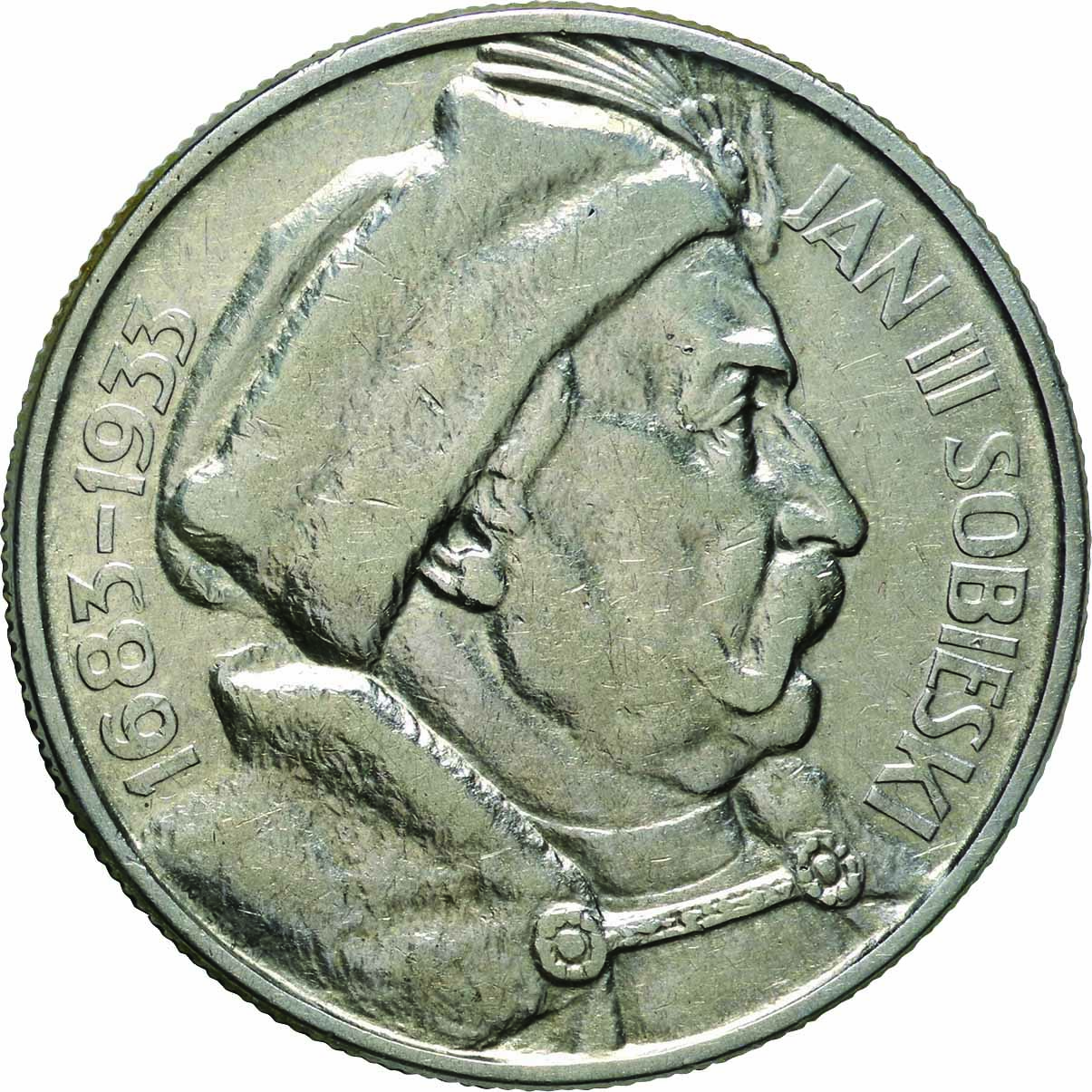 ポーランド-Poland. 1933. Silver. 10ｽﾞﾛﾁﾋ(Zlotych). 極美. EF. ヤン3 