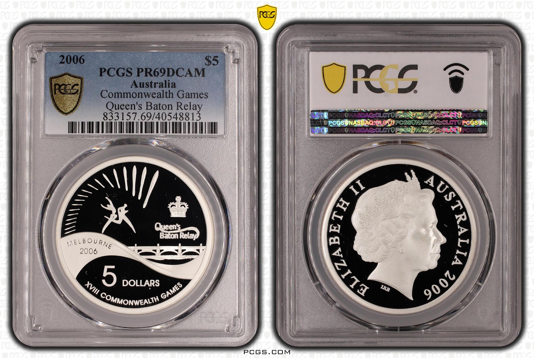 Commonwealth Games, Five Dollar, 2006, PCGS PR69DCAM