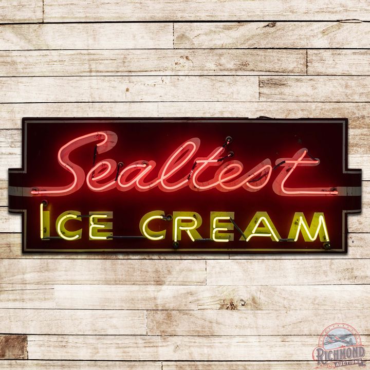 Sealtest Ice Cream DS Tin Neon Sign