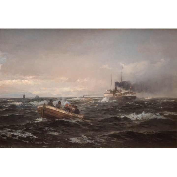 Anders Andersen-Lundby | Przeprawa z parowca