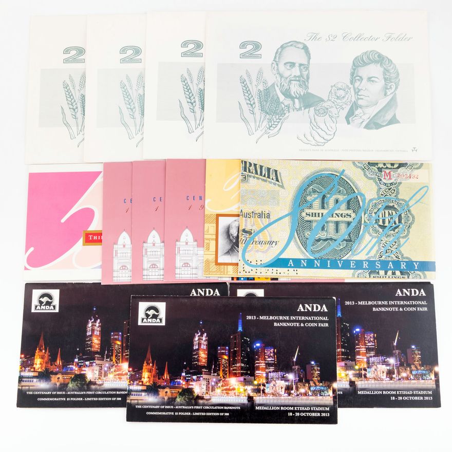 Miscellaneous Folders, Two Dollars - Fifty Dollars, 1988 - 2013,  UNC
