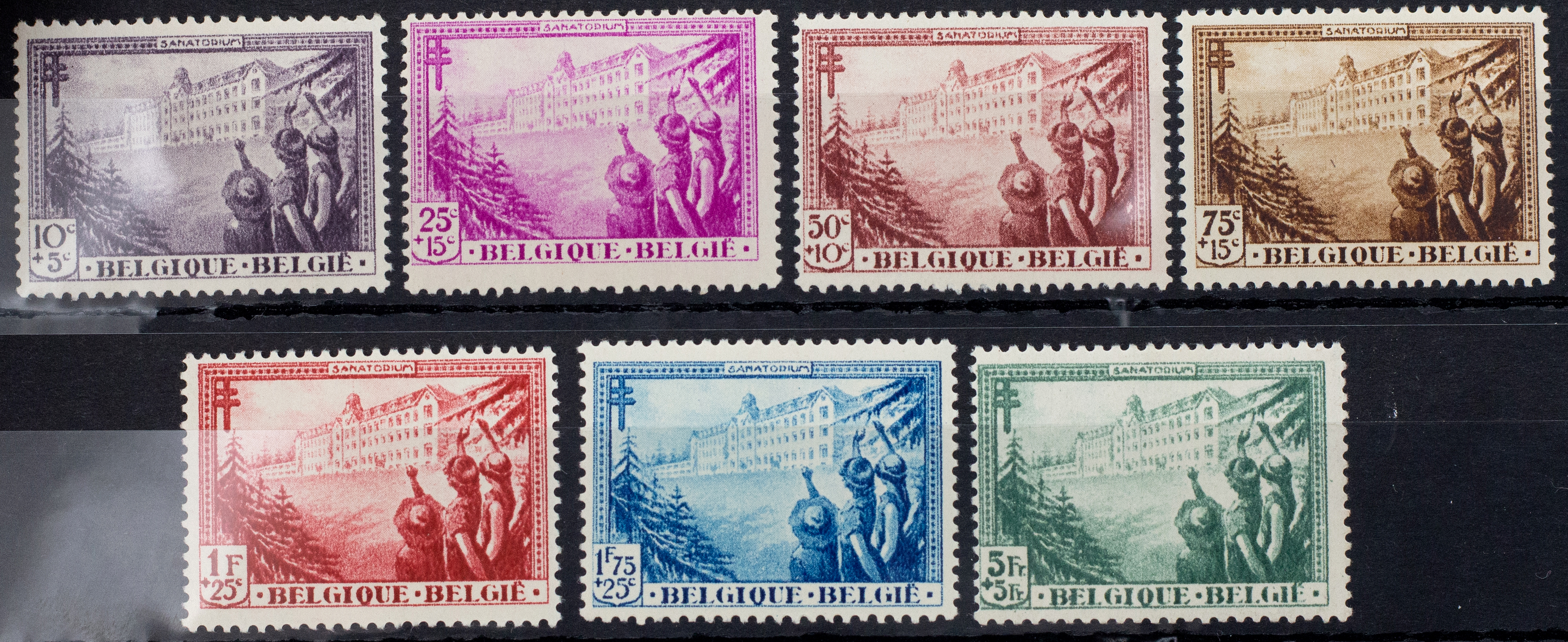 Belgium, Tuberculosis Fund, 1932, Fine