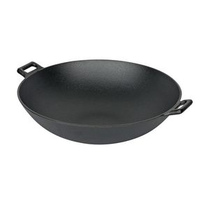 Campground Pre Seasoned Cast Iron Wok Black 31 cm Campground Cast Iron Wok 31cm |