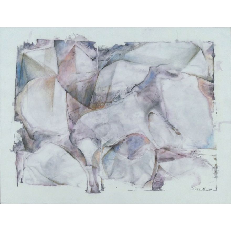Neil Meitzler ''Rock with Animal'' 1989 Mixed Media