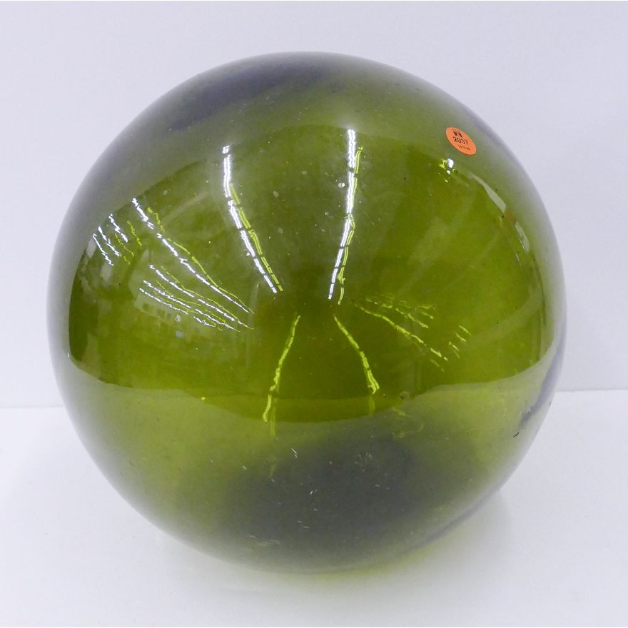 Large Antique Glass Fishing Float- 11''