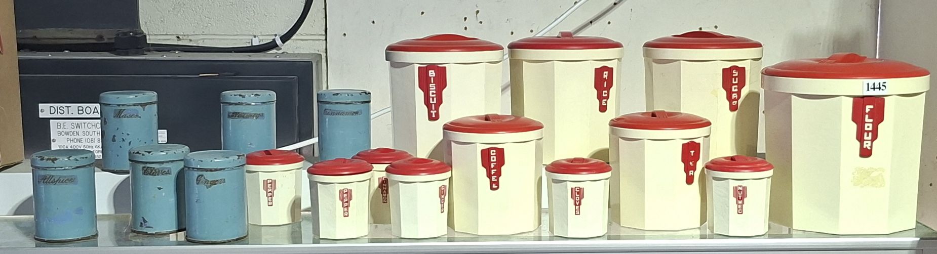 1445 · ART DECO CANISTER SET