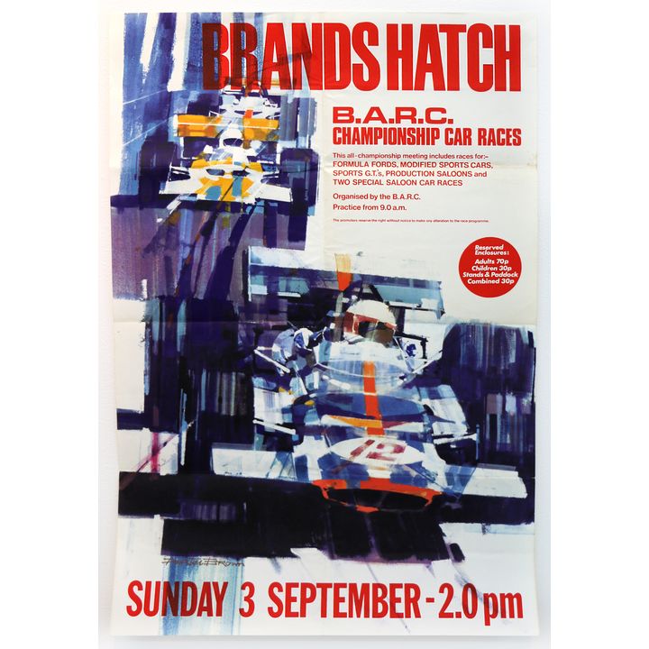 RACING POSTERS - Brands Hatch - 2 posters