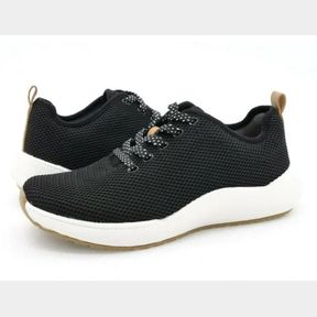 DR SCHOLLS WOMENS HIGH HOPES BLACK LACE UP KNIT ATHLETIC SNEAKER SHOES SZ 9 M