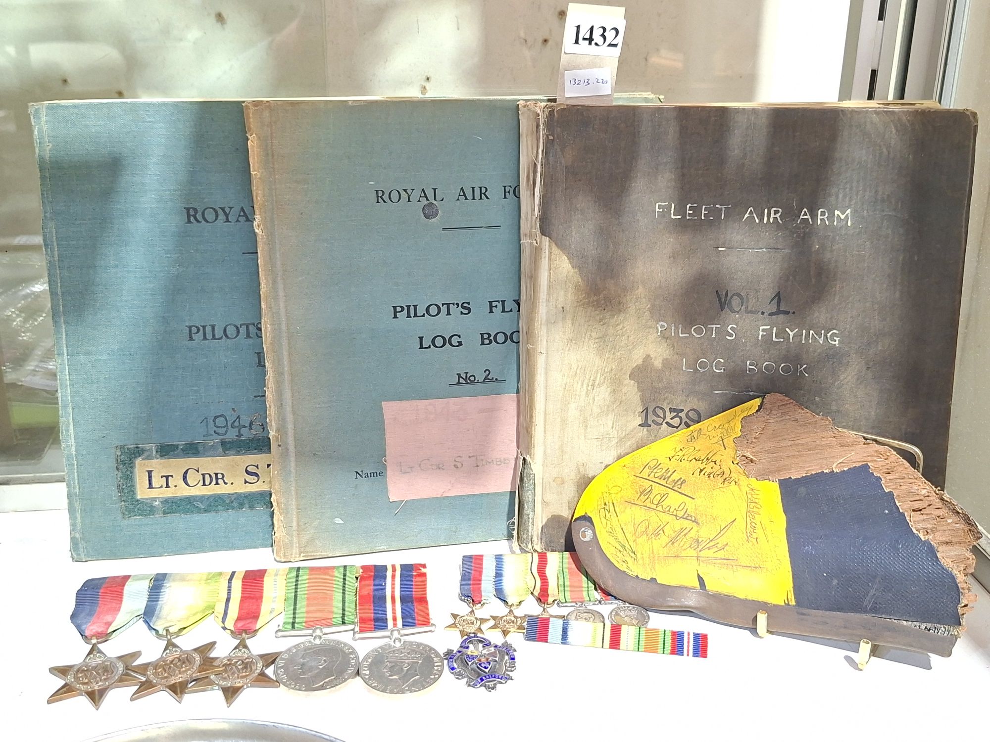 Royal Navy Pilots Flying Log