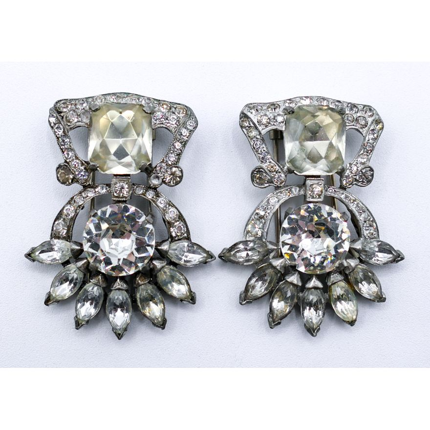 Box Eisenberg Rhinestone Fur Clips