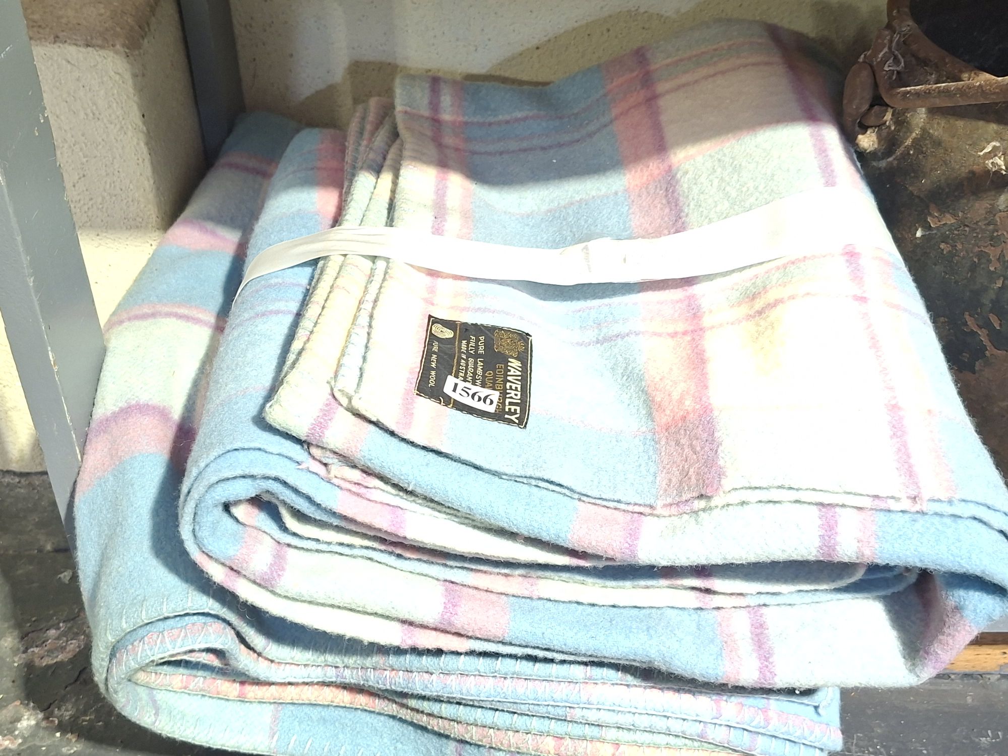Two Waverly Woollen Blankets