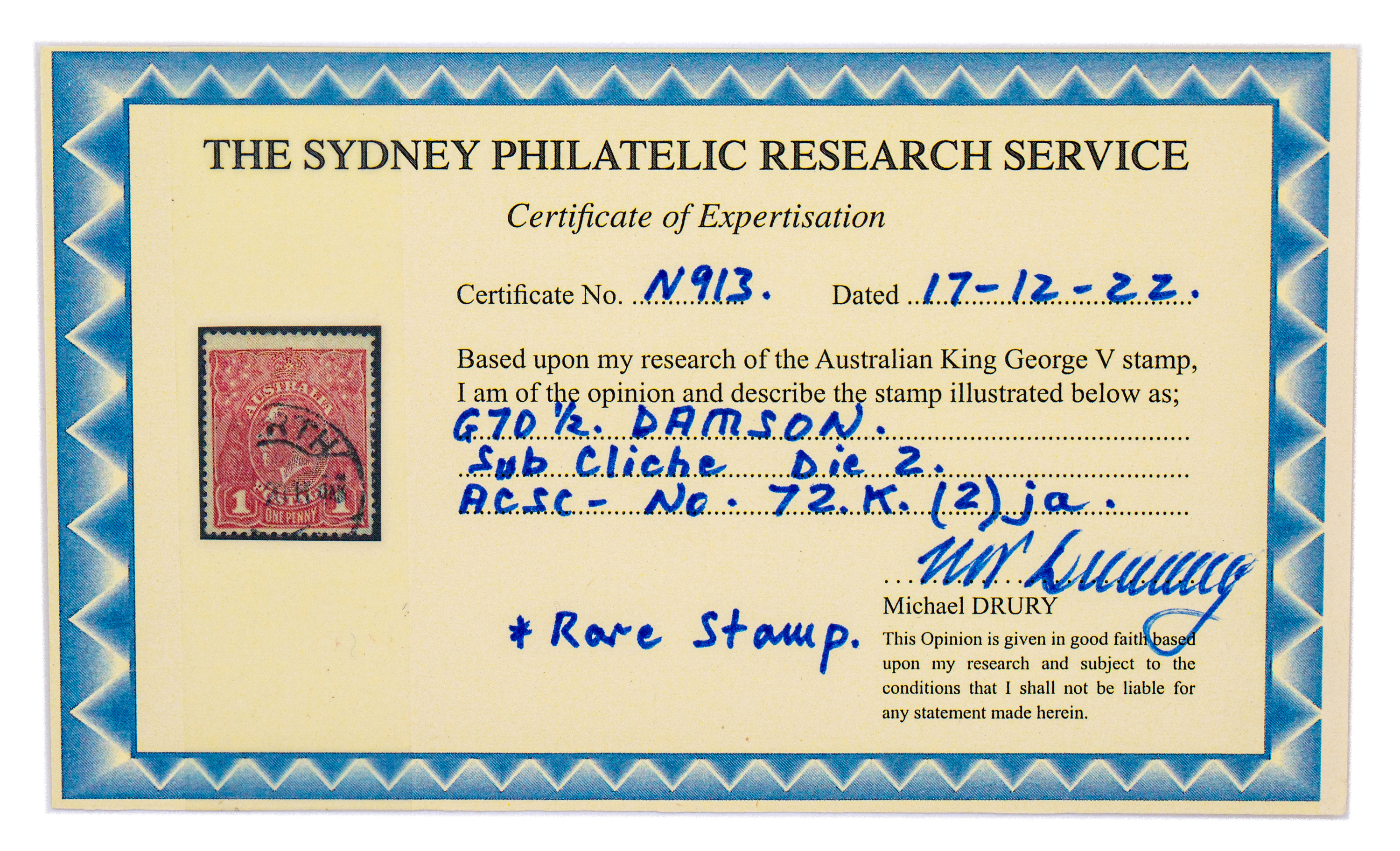 Penny Red, 1918, Good