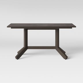 60" NEWFIELD RECTANGLE FARMHOUSE DINING TABLE RECLAIMED OAK BROWN - THRESHOLD