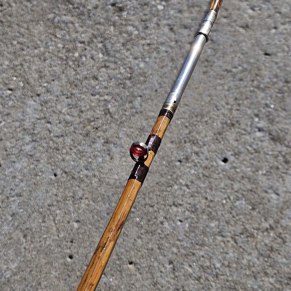 Vintage Bamboo Fly Fishing Pole - 112