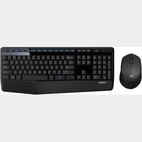 LOGITECH MK345 WIRELESS COMBO FULL-SIZED KEYBOARD WITH PALM REST AND COMFORTABLE RIGHT-HANDED MOUSE, 2.4 GHZ WIRELESS USB RECEIVER