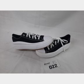 CONVERSE CTAS MOVE OX - BLACK//WHITE CANVAS COLOR - UK 7