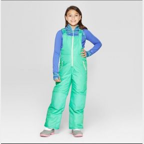 GIRLS' SNOW BIB - C9 CHAMPION® AQUA SZ XXL 18-20