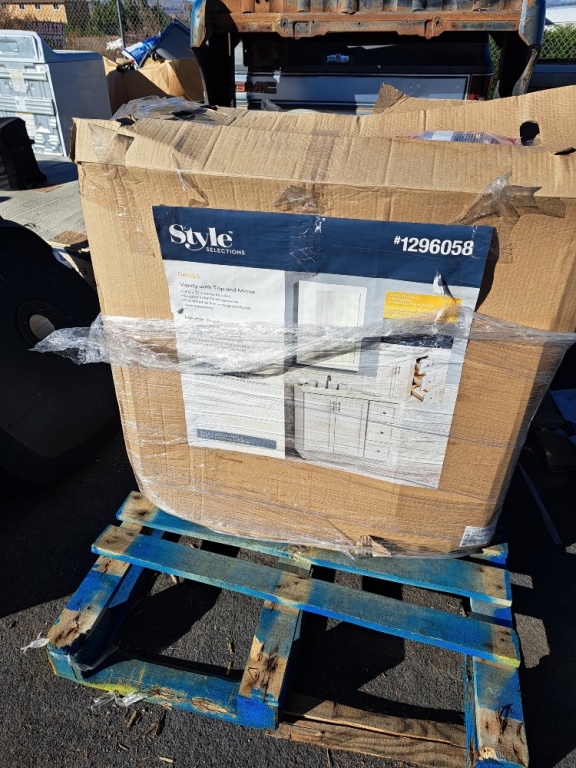 Bath Vanity Fixer Upper Vanzant Auctions