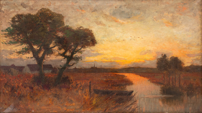 Frank Knox Morton Rehn
(American, 1848-1914)
Autumn Sunset