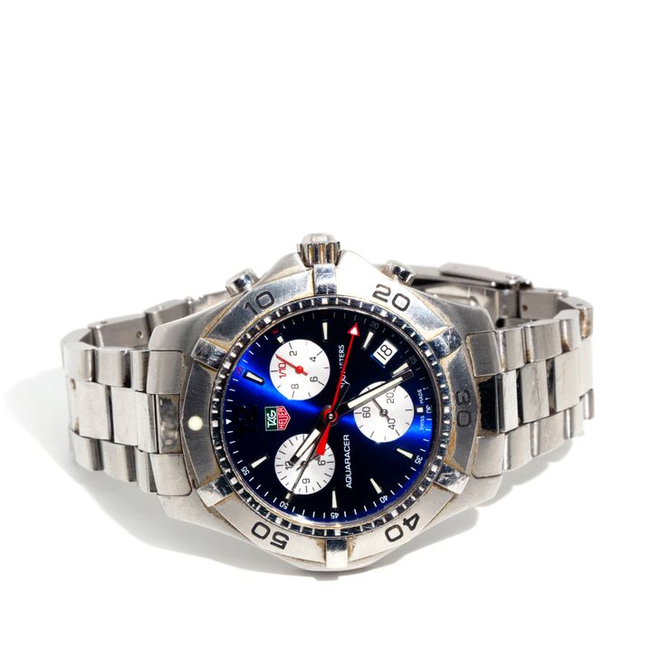 Tag Heuer Aquaracer Blu-Dial Men's Watch 2001