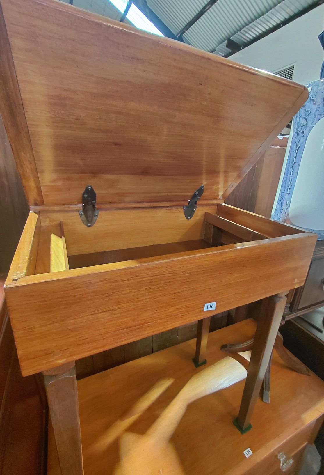 146 · VINTAGE SCHOOL DESK