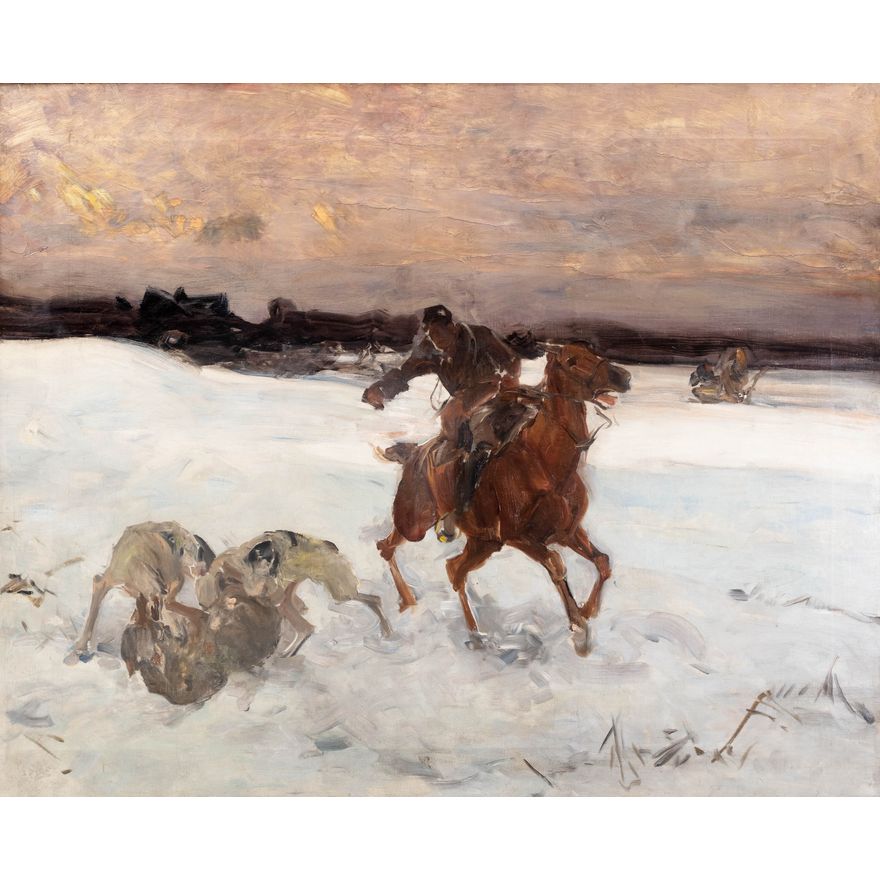 Alfred Wierusz-Kowalski | Ratunek, po 1900